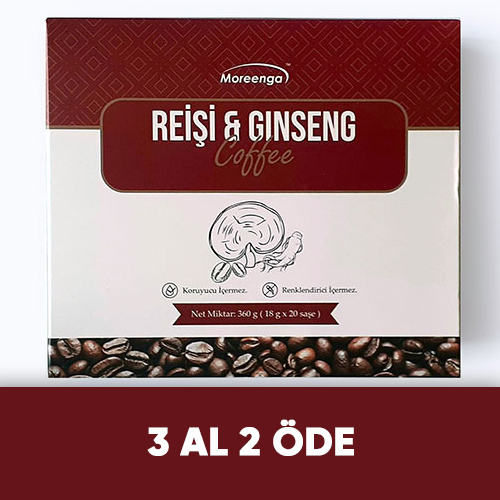 Max Pine Reishi ve Ginseng Kahve (2+1 Paket)